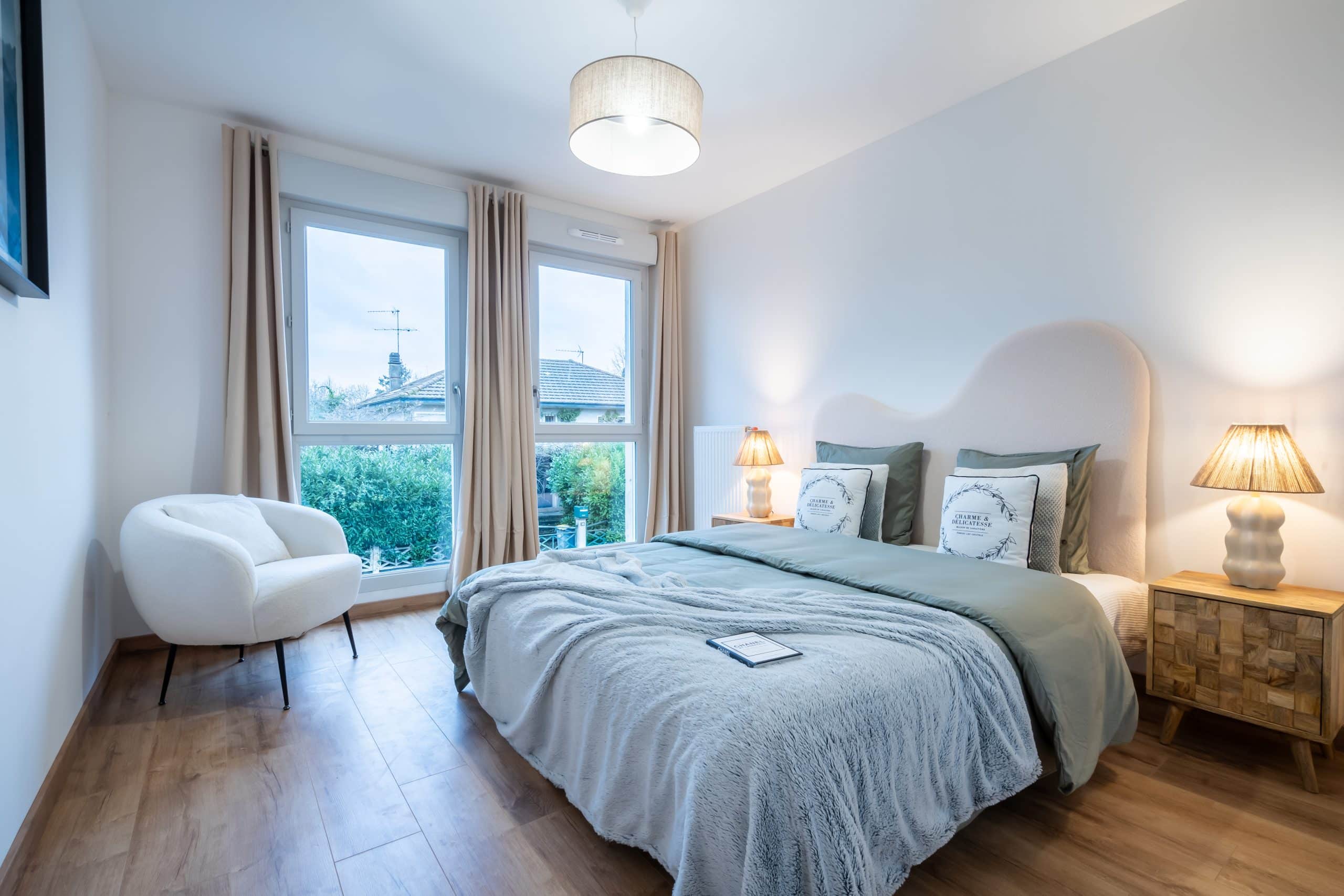 chambre parentale logement témoin lyon, home staging lyon